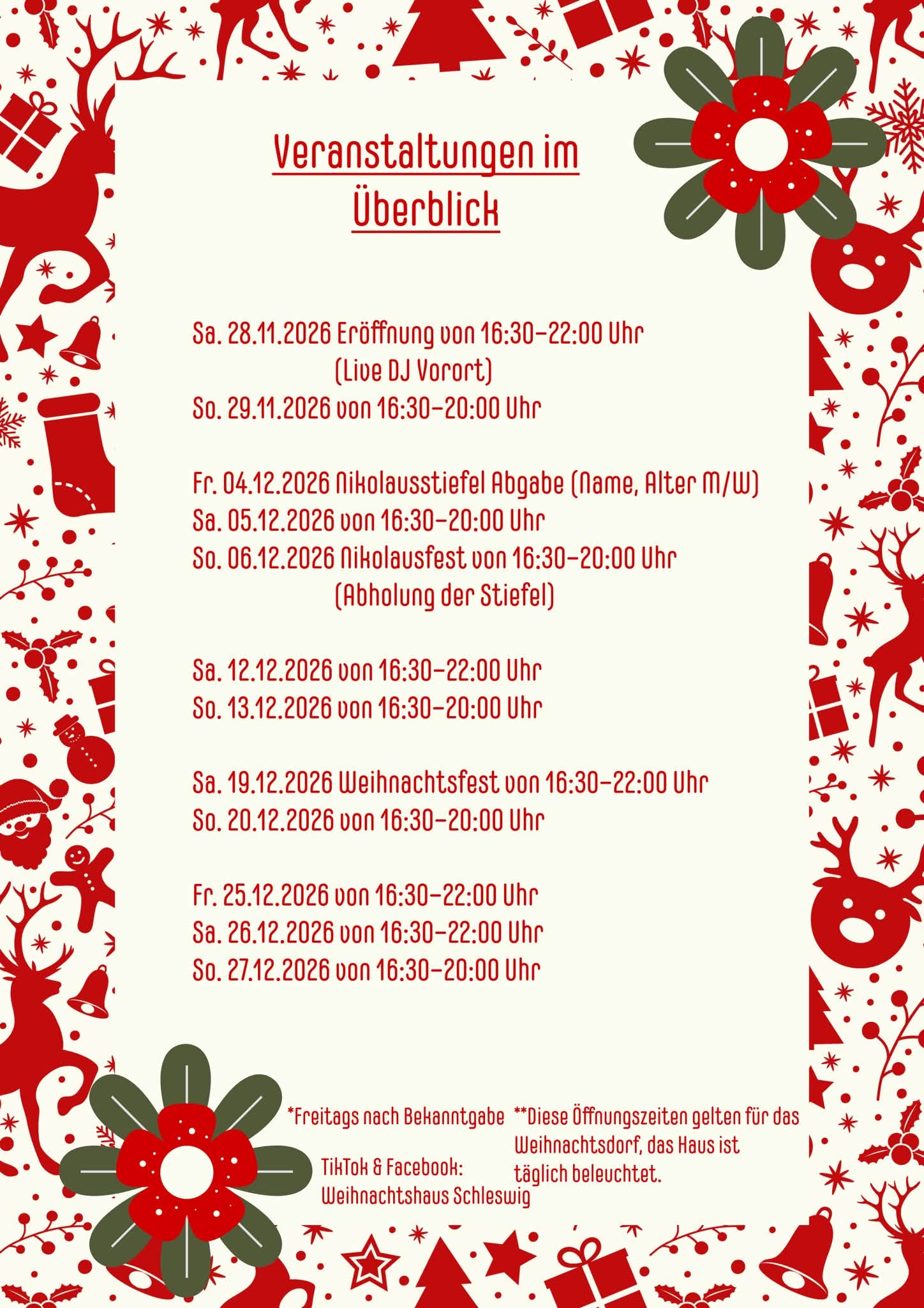 WEIHNACHTSHAUS SCHLESWIG